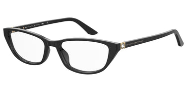 Premium Women 7th Street Model Eyeglasses: 7A 552 - Black- SpecSMART Eye Clinic (Diagonal View)